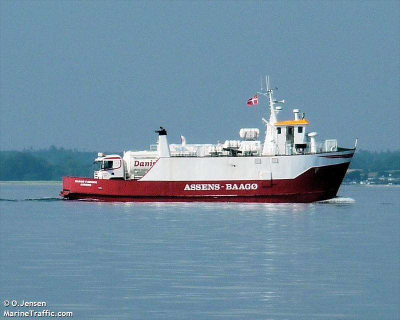 baagoe-faergen (Passenger Ship) - IMO 8934910, MMSI 219000818, Call Sign OUUA under the flag of Denmark