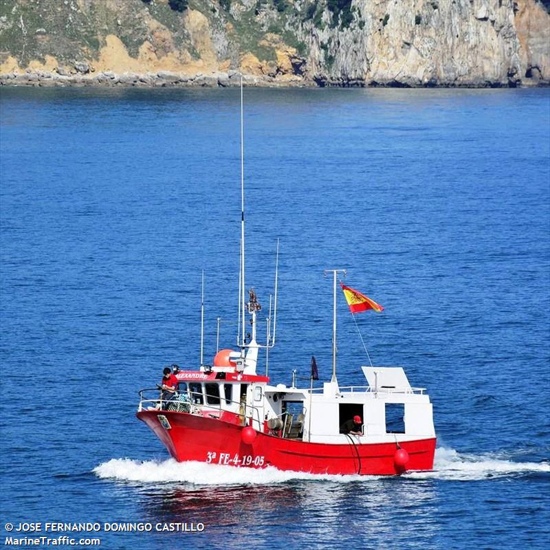 alexandre (Fishing vessel) - IMO , MMSI 224176270 under the flag of Spain