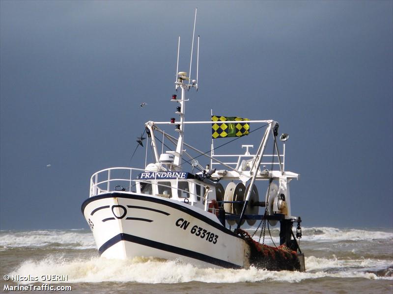 fv frandrine (Fishing vessel) - IMO , MMSI 227316610, Call Sign FT6534 under the flag of France