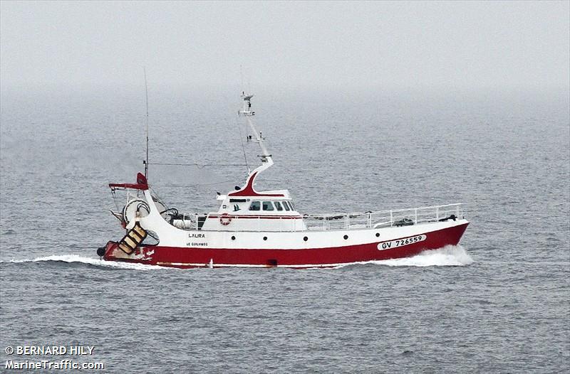 fv.laura (Fishing vessel) - IMO , MMSI 227411000, Call Sign FGAV under the flag of France