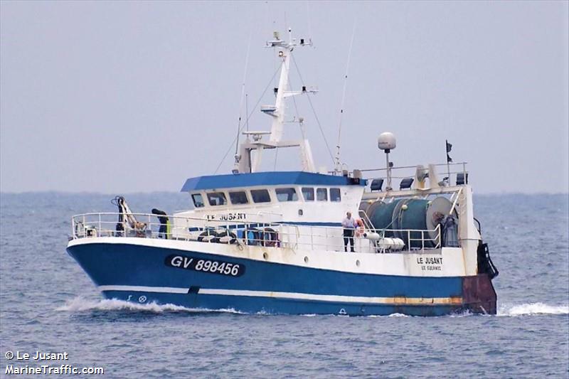 fv le jusant (Fishing vessel) - IMO , MMSI 228228800, Call Sign FMGI under the flag of France