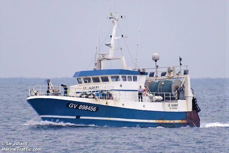 fv le jusant (Fishing vessel) - IMO , MMSI 228228800, Call Sign FMGI under the flag of France
