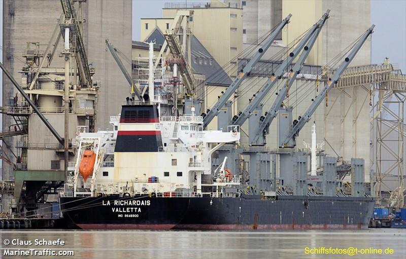 la richardais (Bulk Carrier) - IMO 9646900, MMSI 229533000, Call Sign 9HA3385 under the flag of Malta