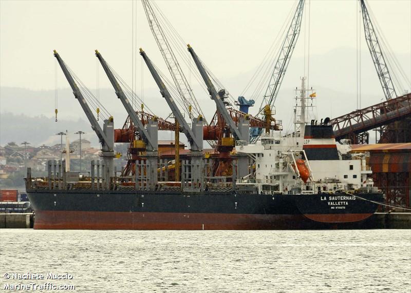 la sauternais (Bulk Carrier) - IMO 9733272, MMSI 229814000, Call Sign 9HA3633 under the flag of Malta