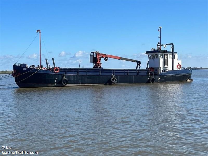 tim (Cargo ship (HAZ-B)) - IMO , MMSI 232026710, Call Sign MGY09 under the flag of United Kingdom (UK)