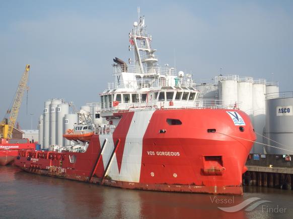 vos gorgeous (Standby Safety Vessel) - IMO 9680530, MMSI 235103024, Call Sign 2HEN8 under the flag of United Kingdom (UK)