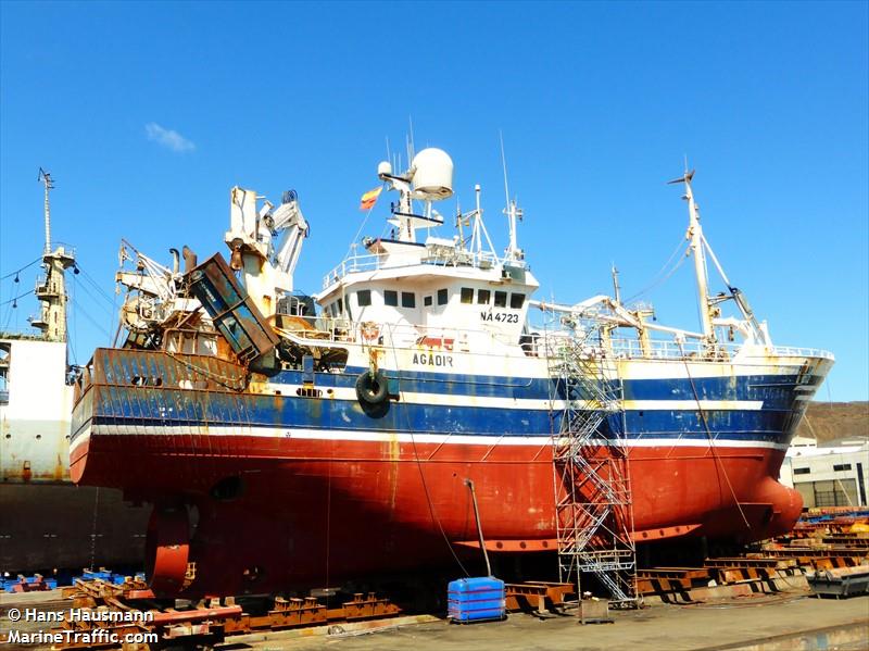 polar (Fishing Vessel) - IMO 8820274, MMSI 242144100, Call Sign CNA4723 under the flag of Morocco