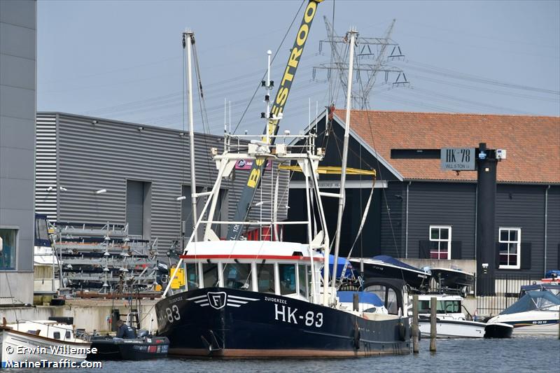 hk83 zuiderzee (Fishing vessel) - IMO , MMSI 244051099, Call Sign PH8493 under the flag of Netherlands