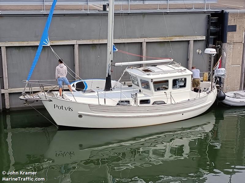 potvis (Pleasure craft) - IMO , MMSI 244150280, Call Sign PB3039 under the flag of Netherlands