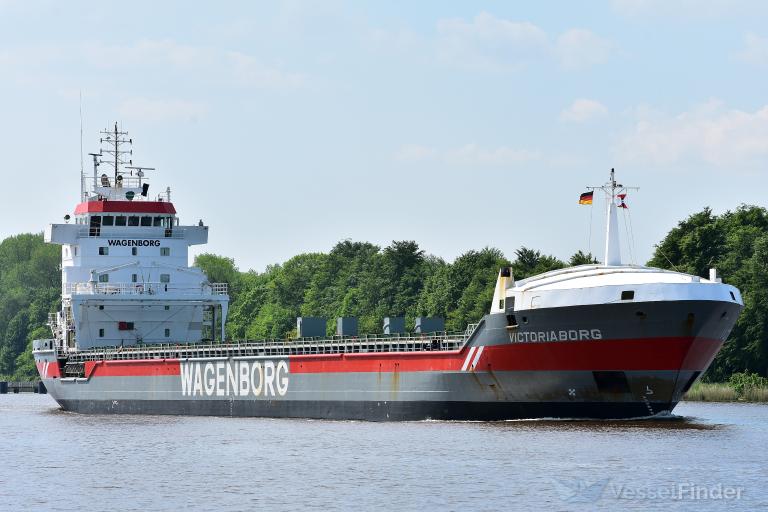 victoriaborg (General Cargo Ship) - IMO 9234276, MMSI 246029000, Call Sign PBDS under the flag of Netherlands