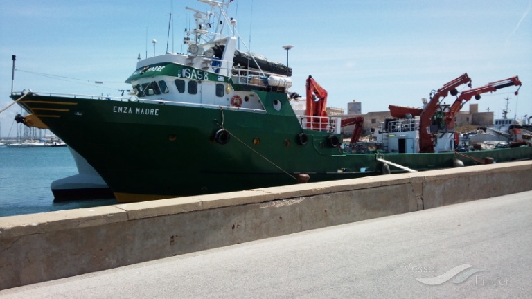 enza madre (Fishing vessel) - IMO , MMSI 247110080, Call Sign IQTM under the flag of Italy