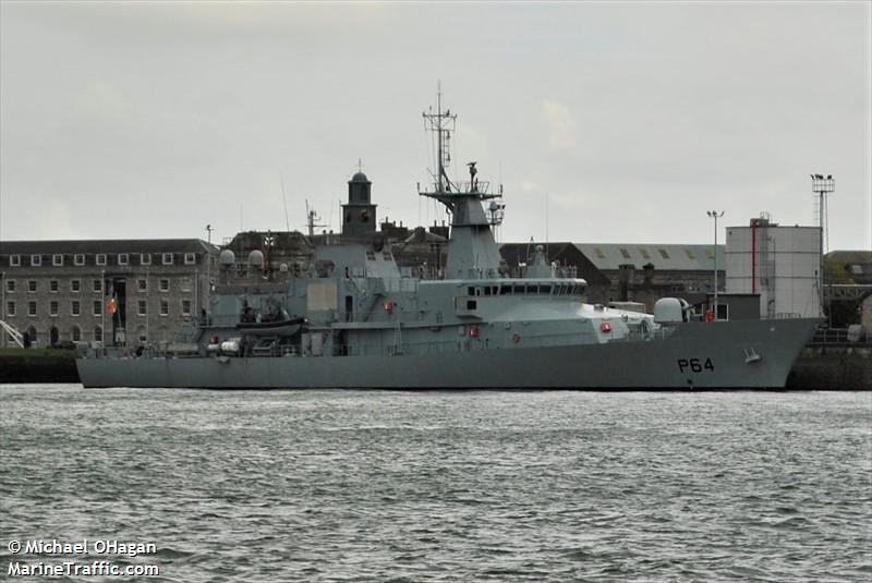 le gb shaw (Patrol Vessel) - IMO 9814519, MMSI 250004884, Call Sign EIYW under the flag of Ireland