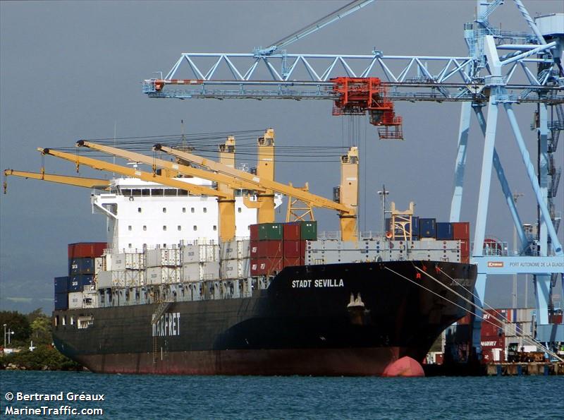 gh meltemi (Container Ship) - IMO 9440306, MMSI 255805852, Call Sign CQBX under the flag of Madeira