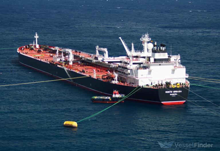 monte urbasa (Crude Oil Tanker) - IMO 9785835, MMSI 255806023, Call Sign CQIO6 under the flag of Madeira