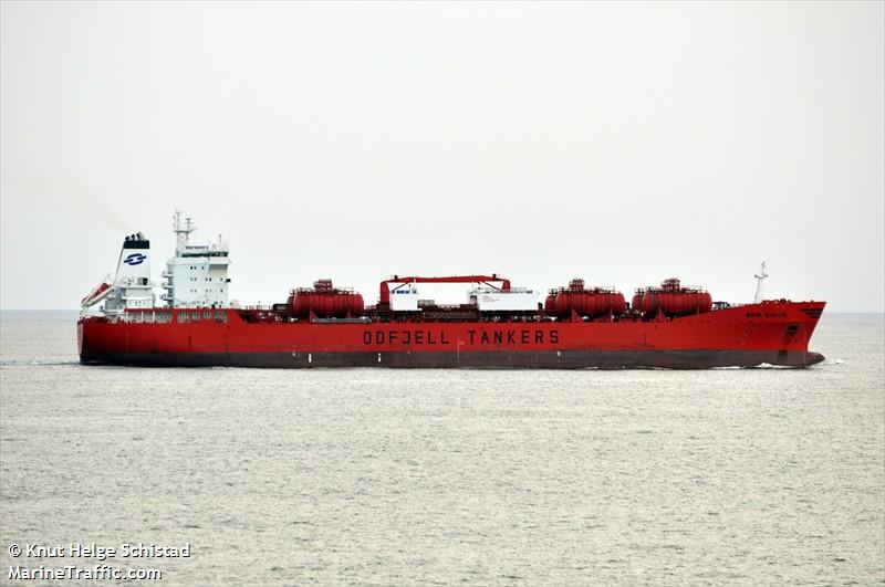 bow sirius (Chemical/Oil Products Tanker) - IMO 9215294, MMSI 258910000, Call Sign LACQ7 under the flag of Norway