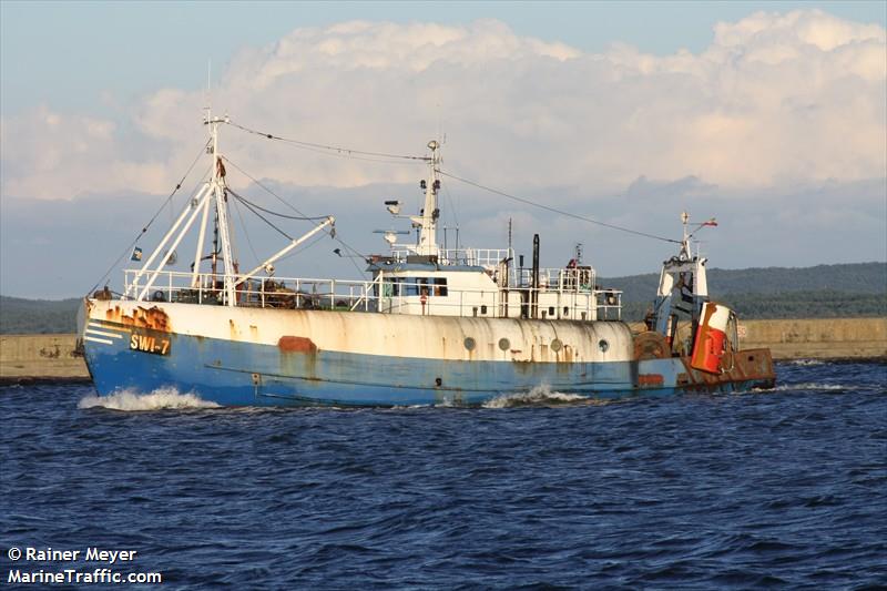 fv swi-7 (Fishing Vessel) - IMO 7227839, MMSI 261003090, Call Sign SPS2348 under the flag of Poland