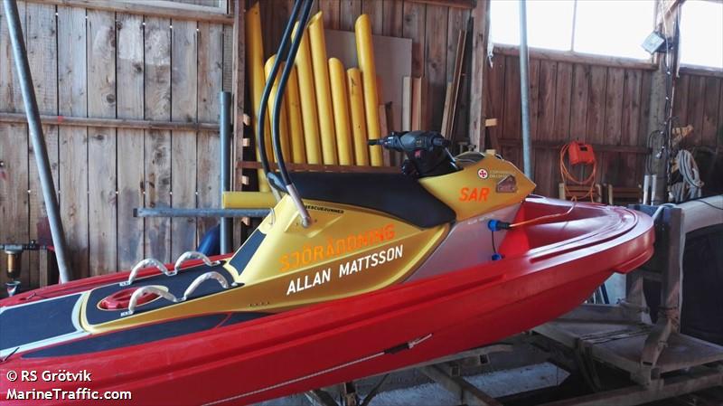 rescue allan mattson (SAR) - IMO , MMSI 265803990, Call Sign 7SA2840 under the flag of Sweden