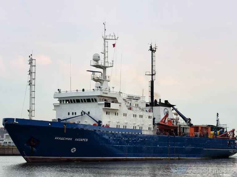 akademik lazarev (Research Vessel) - IMO 8408985, MMSI 273450600, Call Sign UAJS under the flag of Russia