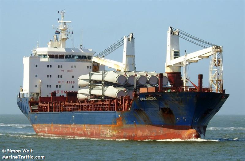 melissa (General Cargo Ship) - IMO 9312169, MMSI 304724000, Call Sign V2OV5 under the flag of Antigua & Barbuda