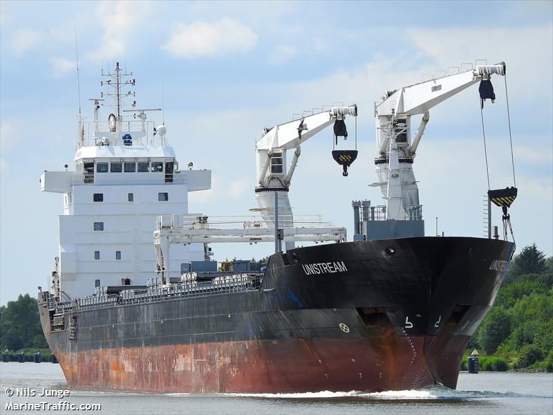 unistream (General Cargo Ship) - IMO 9484235, MMSI 305669000, Call Sign V2QL7 under the flag of Antigua & Barbuda