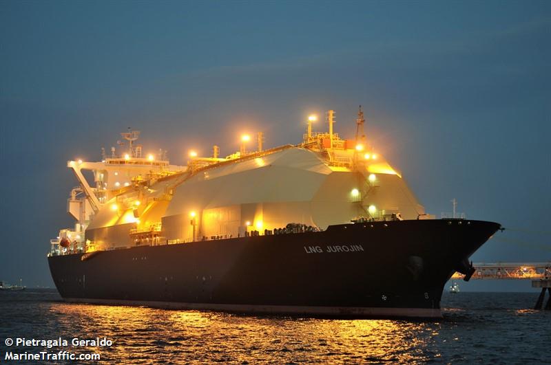 lng jurojin (LNG Tanker) - IMO 9666998, MMSI 311000420, Call Sign C6CA7 under the flag of Bahamas