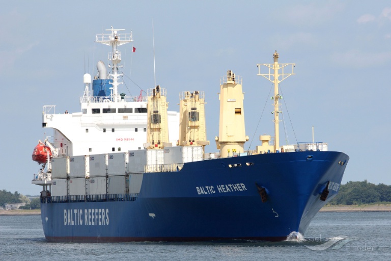 baltic heather (Refrigerated Cargo Ship) - IMO 9181144, MMSI 311000973, Call Sign C6EQ7 under the flag of Bahamas