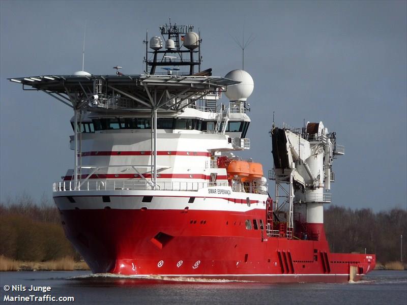 simar esperanca (Offshore Tug/Supply Ship) - IMO 9390604, MMSI 311073700, Call Sign C6AA4 under the flag of Bahamas