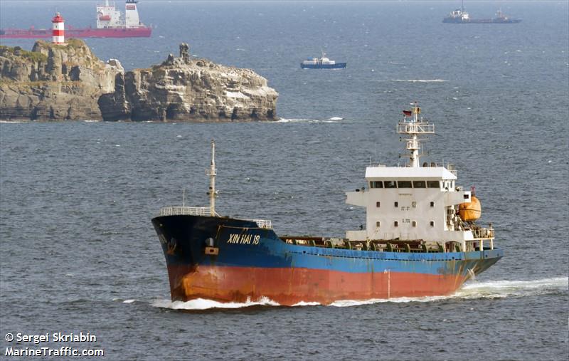 xin hai 18 (General Cargo Ship) - IMO 8660040, MMSI 312235000, Call Sign V3TC8 under the flag of Belize