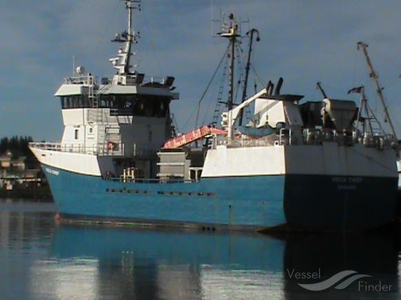 orca chief (Fish Carrier) - IMO 9165499, MMSI 316002500, Call Sign CFL9619 under the flag of Canada