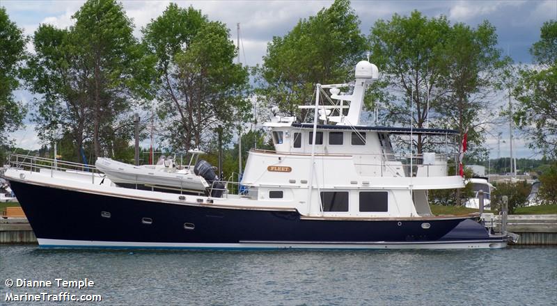 fleet (Pleasure craft) - IMO , MMSI 316010598, Call Sign CFA2883 under the flag of Canada