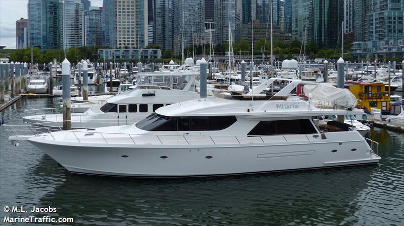 mai tai tai (Pleasure craft) - IMO , MMSI 316018117 under the flag of Canada