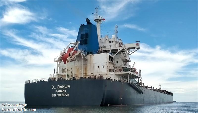 dl dahlia (Bulk Carrier) - IMO 9659775, MMSI 351409000, Call Sign 3FRN under the flag of Panama