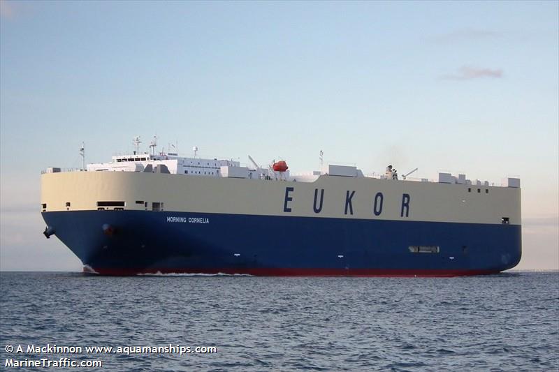 morning cornelia (Vehicles Carrier) - IMO 9519145, MMSI 355924000, Call Sign 3FFU2 under the flag of Panama