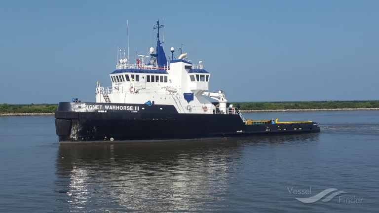 signet warhorse iii (Offshore Tug/Supply Ship) - IMO 8967577, MMSI 368105000, Call Sign WDH4883 under the flag of United States (USA)