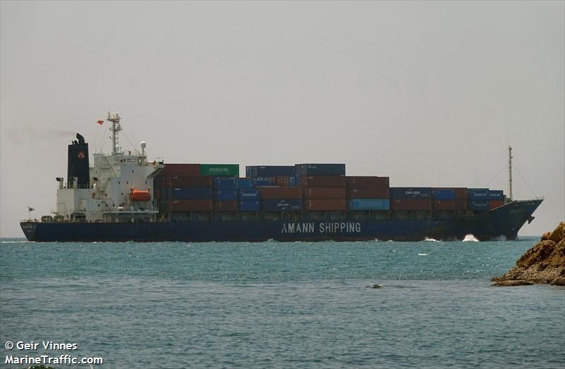 padian 3 (Container Ship) - IMO 9162435, MMSI 370109000, Call Sign 3FQZ7 under the flag of Panama
