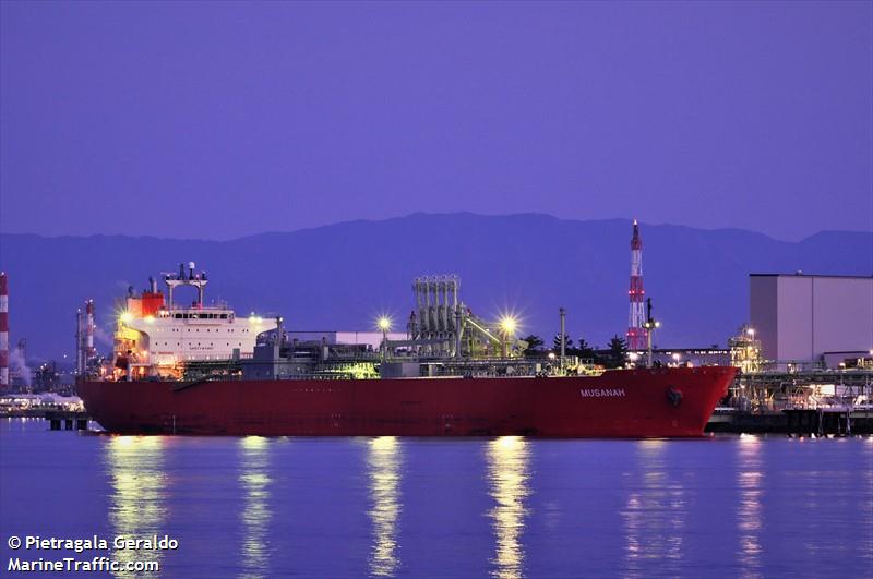 musanah (LPG Tanker) - IMO 9415648, MMSI 372470000, Call Sign 3FLT5 under the flag of Panama