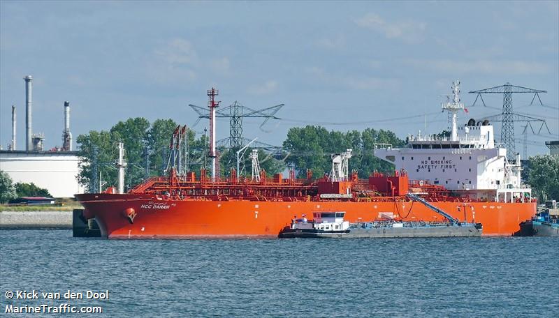 ncc danah (Chemical/Oil Products Tanker) - IMO 9419541, MMSI 403516001, Call Sign HZEH under the flag of Saudi Arabia
