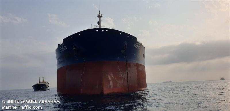 harad (Crude Oil Tanker) - IMO 9220952, MMSI 403543000, Call Sign HZGB under the flag of Saudi Arabia