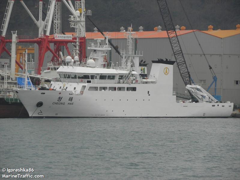 cheong hae (Vessel (function unknown)) - IMO 9638252, MMSI 441846000, Call Sign D7LD under the flag of Korea