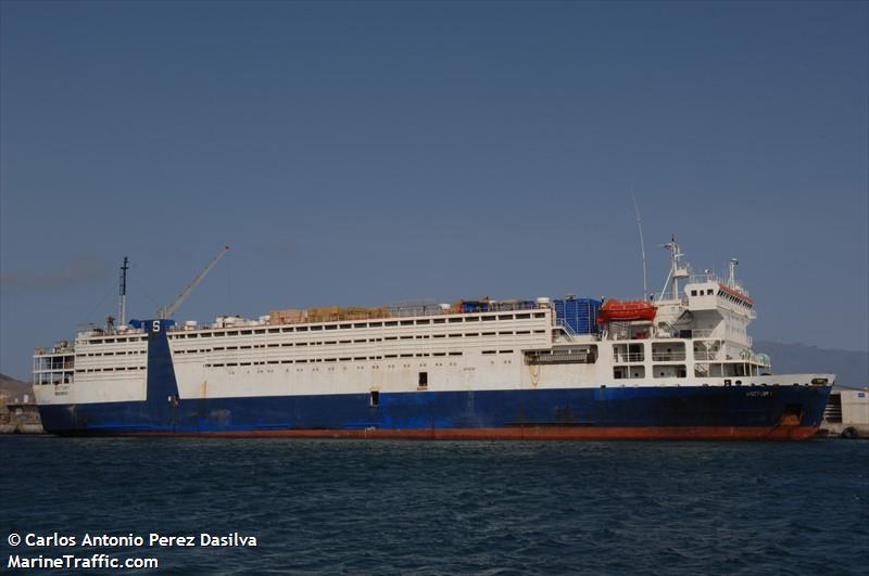 victory (Livestock Carrier) - IMO 7931985, MMSI 450548000, Call Sign ODVS under the flag of Lebanon