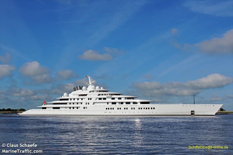 azzam (Yacht) - IMO 9693367, MMSI 470992000, Call Sign A6KZ under the flag of UAE
