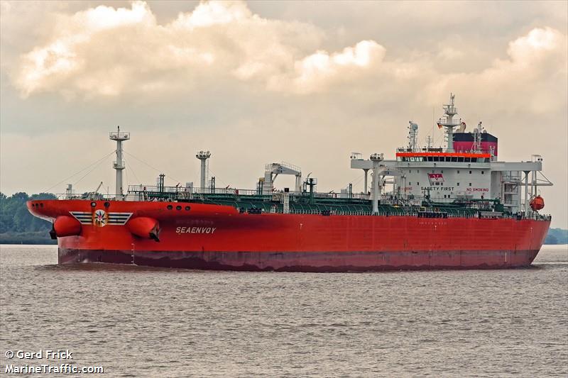 seaenvoy (Oil Products Tanker) - IMO 9740421, MMSI 477035300, Call Sign VRPO4 under the flag of Hong Kong