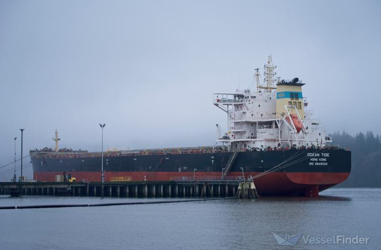 ocean tide (Bulk Carrier) - IMO 9848534, MMSI 477312700, Call Sign VRSK8 under the flag of Hong Kong