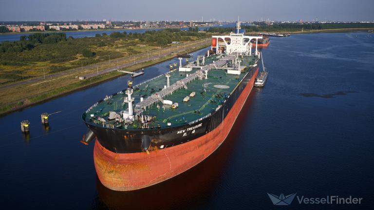 new treasure (Crude Oil Tanker) - IMO 9799214, MMSI 477372400, Call Sign VRSX5 under the flag of Hong Kong