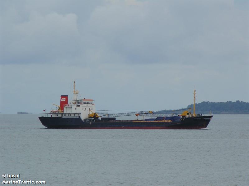 mv surya samudra v (Container Ship) - IMO 8107610, MMSI 525290672, Call Sign YGNU under the flag of Indonesia