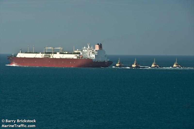 al bahiya (LNG Tanker) - IMO 9431147, MMSI 538003349, Call Sign V7QF5 under the flag of Marshall Islands