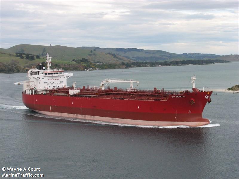 sti seneca (Chemical/Oil Products Tanker) - IMO 9704477, MMSI 538005609, Call Sign V7FK6 under the flag of Marshall Islands