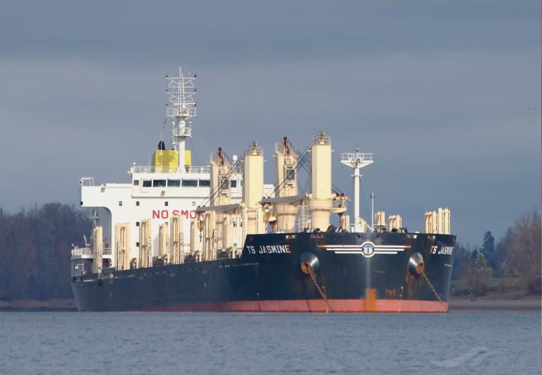 es jasmine (Bulk Carrier) - IMO 9738387, MMSI 538007674, Call Sign V7MN6 under the flag of Marshall Islands