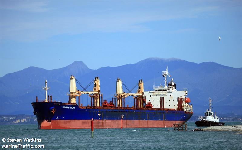 flying buttress (General Cargo Ship) - IMO 9424091, MMSI 538008601, Call Sign V7A2559 under the flag of Marshall Islands