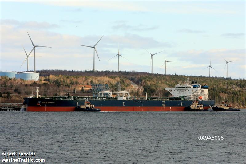 marlin sardinia (Crude Oil Tanker) - IMO 9835862, MMSI 563072500, Call Sign 9V5872 under the flag of Singapore